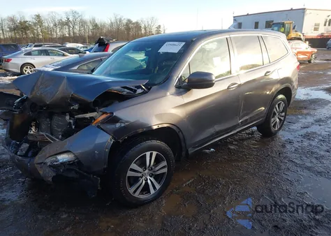 2016 Honda Pilot Ex-L z USA, uszkodzony, nr VIN 5FNYF6H69GB010390